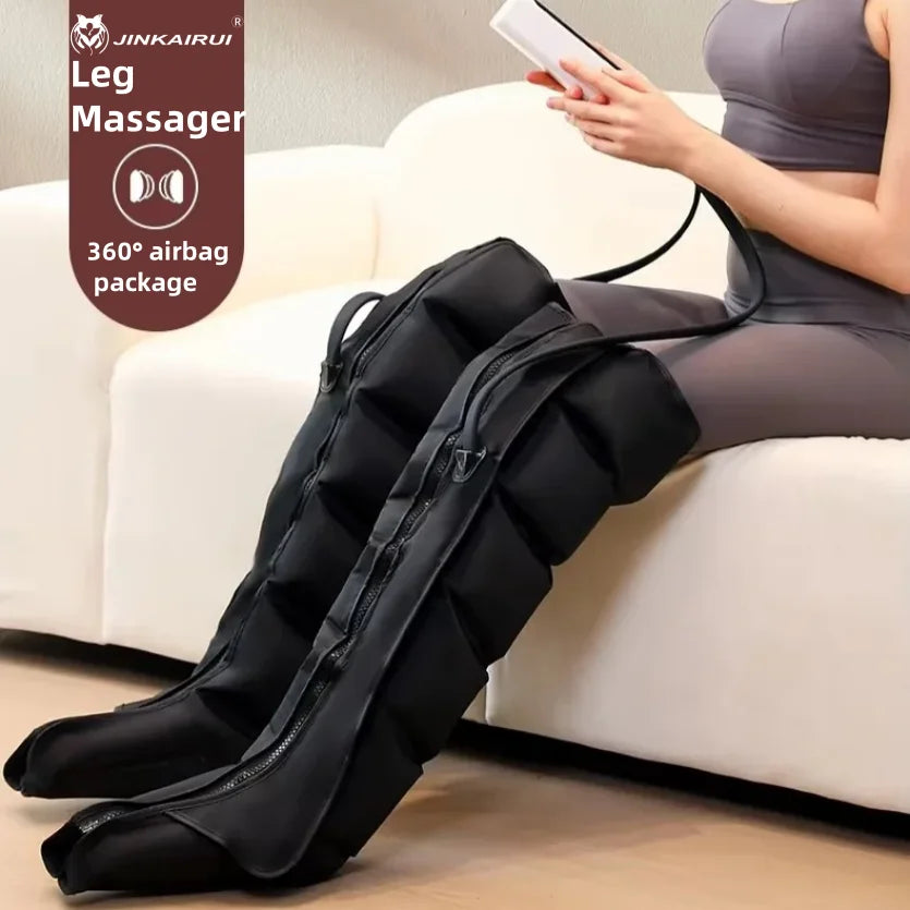 JinKairui Electric Pneumatic Leg Massager Extended Version for Deep Relaxation